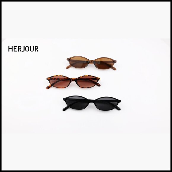 Retro Oval Cat Eye Sunglasses with UV Protection Lightweight Acetate